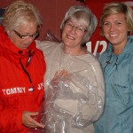 rain coats, ready to ride the big bike for charity