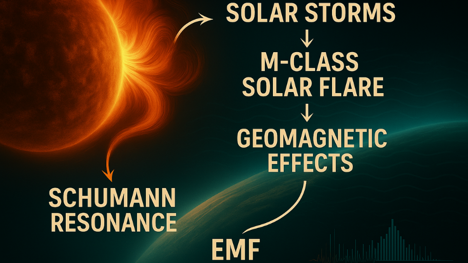 When the Sky Shakes: How Solar Flares and Cosmic Energy Impact Our Body and Psyche